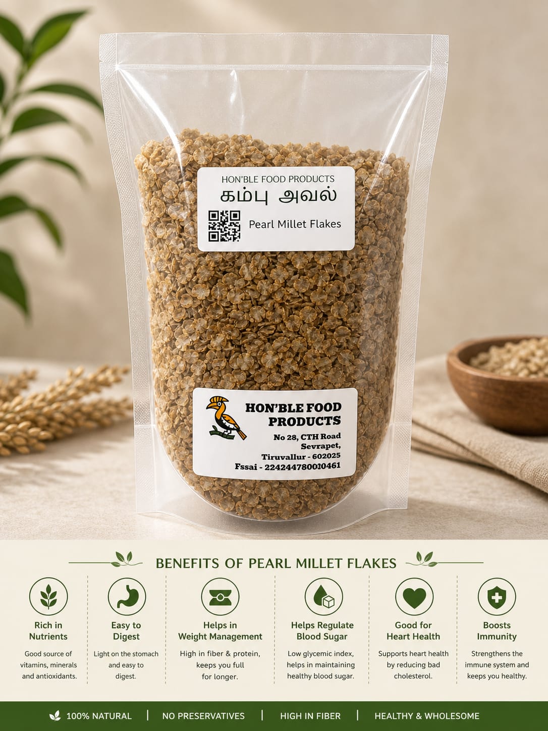 Pearl Millet Flakes