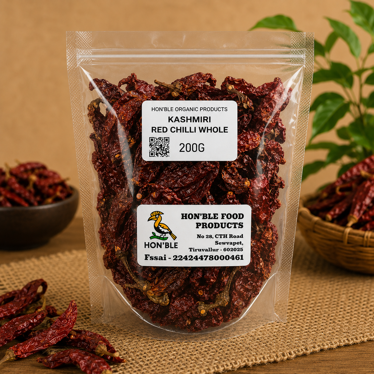 Whole Kashmiri Chilli