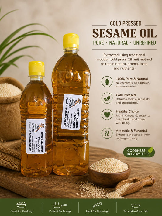Wood Pressed Sesame Oil