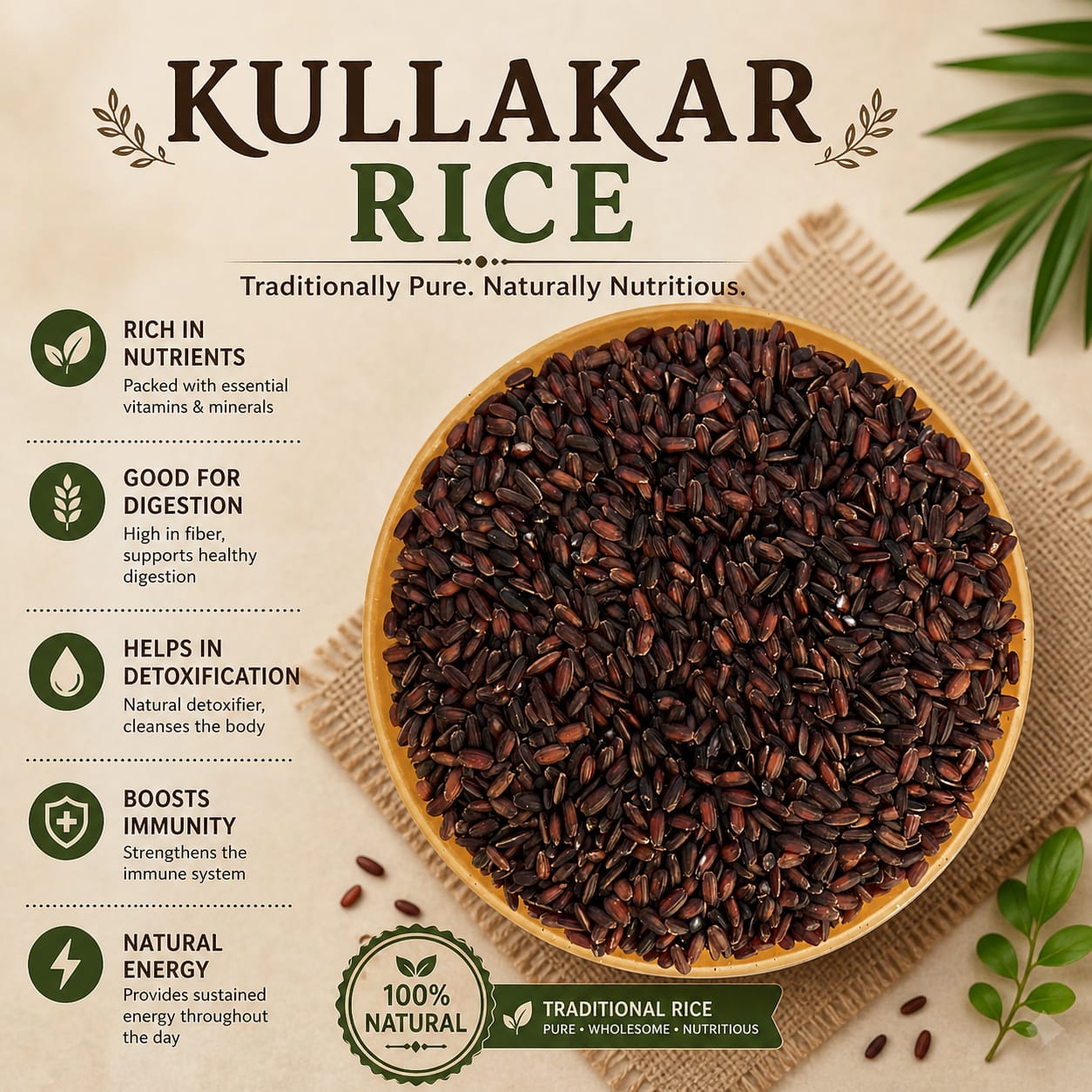குள்ளக்கார் அரிசி (Kullakar Rice)