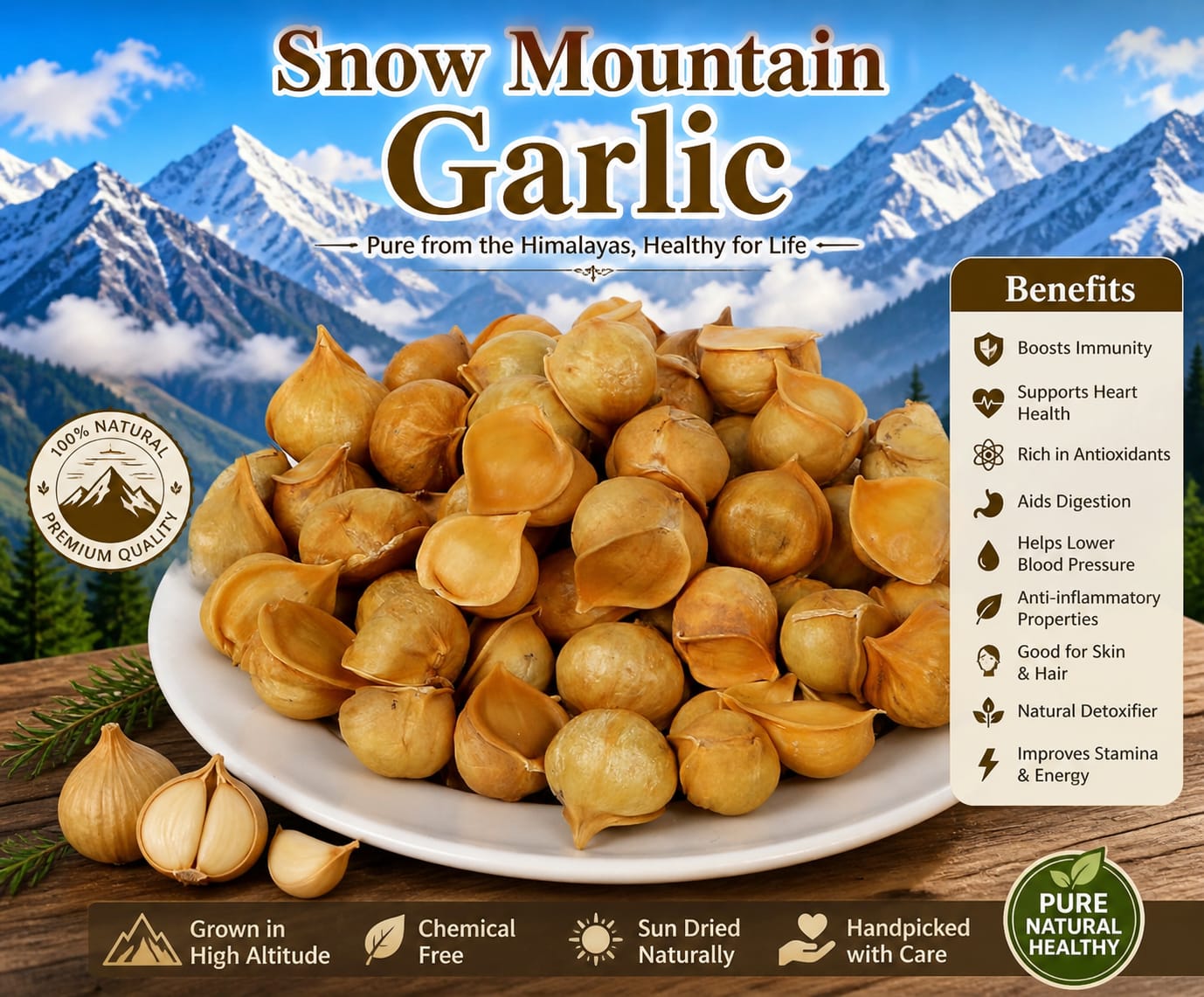 Snow Mountain Garlic