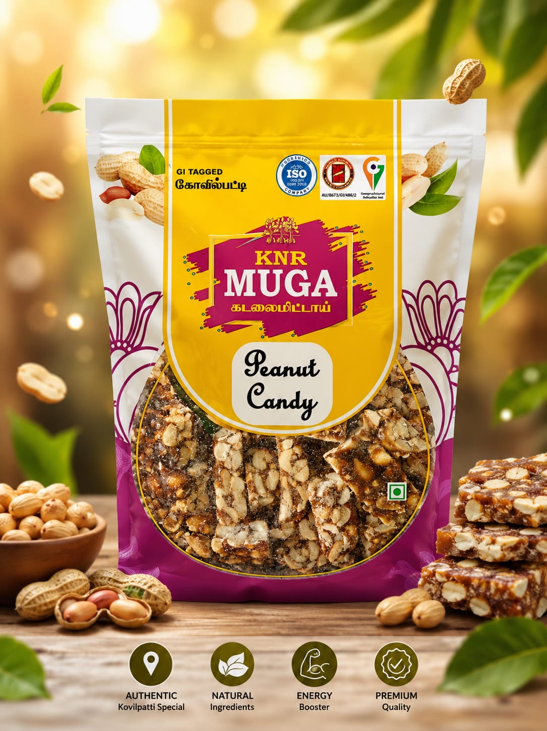 Palm Jaggery Peanut candy